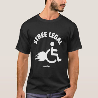 Camiseta Humor de Cadeira de Rodas Engraçado Pessoas Defici
