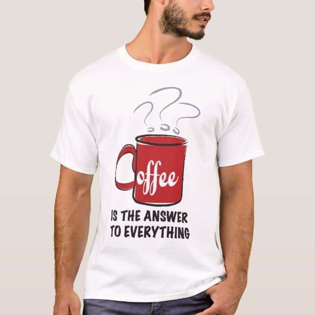 Camiseta Humor de café (Frente)