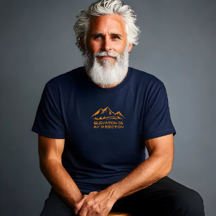 Camiseta Humor de caminhada acampamento trekking amarelo