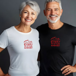 Camiseta Humor de caminhada acampamento trekking branco