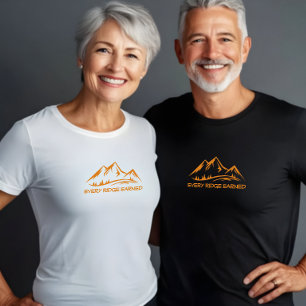 Camiseta Humor de caminhada acampamento trekking branco