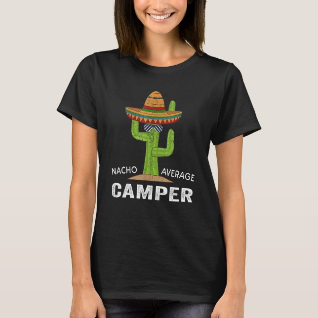 Camiseta Humor de Campanha Dizendo Nacho Média Camper (Frente)
