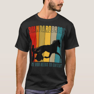 Camiseta Humor de Corrida de Harness em Padrões Padrão