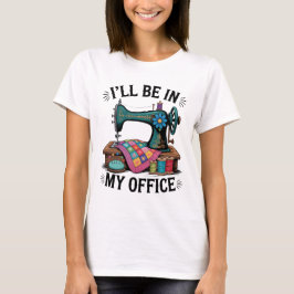 Camiseta Humor de Costura de Artesanato Divertido