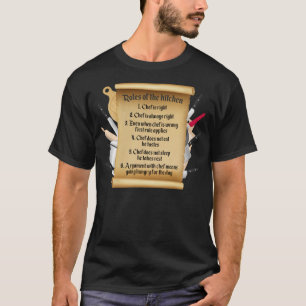 Camiseta humor de cozinheiros de produtos 