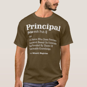 Camiseta Humor de Definição Principal Ver Assistente Magist