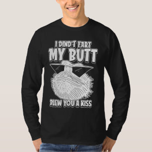 Camiseta Humor de Dragão Barbudo Eu Não Peidei Meu Bumbum