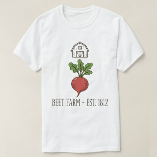 Camiseta Humor de Escritório - Fazenda de Beterraba