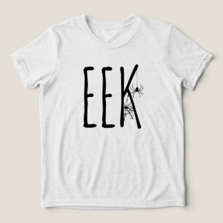 Camiseta Humor de Fantasma de Halloween EEK, Aranha de Hall