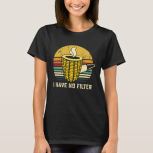 Camiseta Humor de Fumar Cachimbo de Milho de Fumar Cachimbo