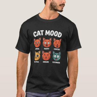 Camiseta Humor de Gato Brincalhão Normal Feliz Contente Inc