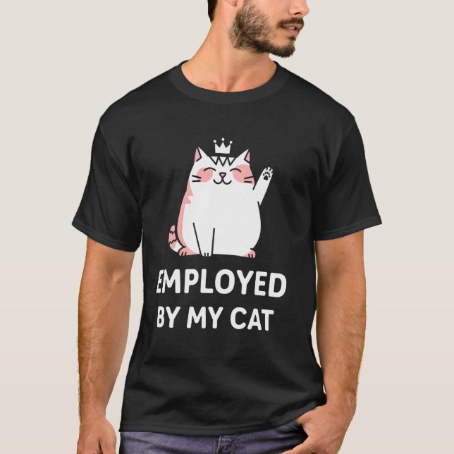 Camiseta Humor de Gato Fofo (Frente)