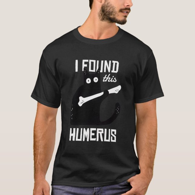 Camiseta Humor de Gato Negro Engraçado (Frente)