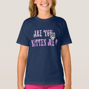 Camiseta Humor de Gato Você está me Enchendo de Fofura?