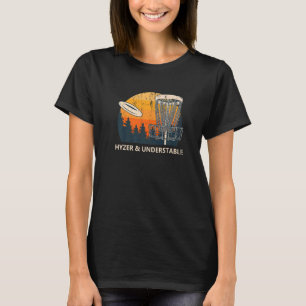 Camiseta Humor de Golfe do Hyzer & Understable Disk Golf