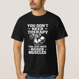 Camiseta Humor de Motivação da Piada da Terapêutica de Extr