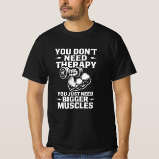 Camiseta Humor de Motivação da Piada da Terapêutica de Extr