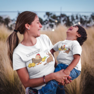 Camiseta Humor de Páscoa de Chocolate de páscoa