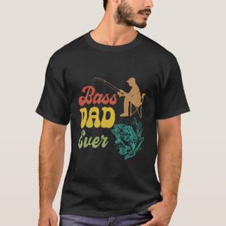 Camiseta Humor de Pesca Bass Pai Sempre