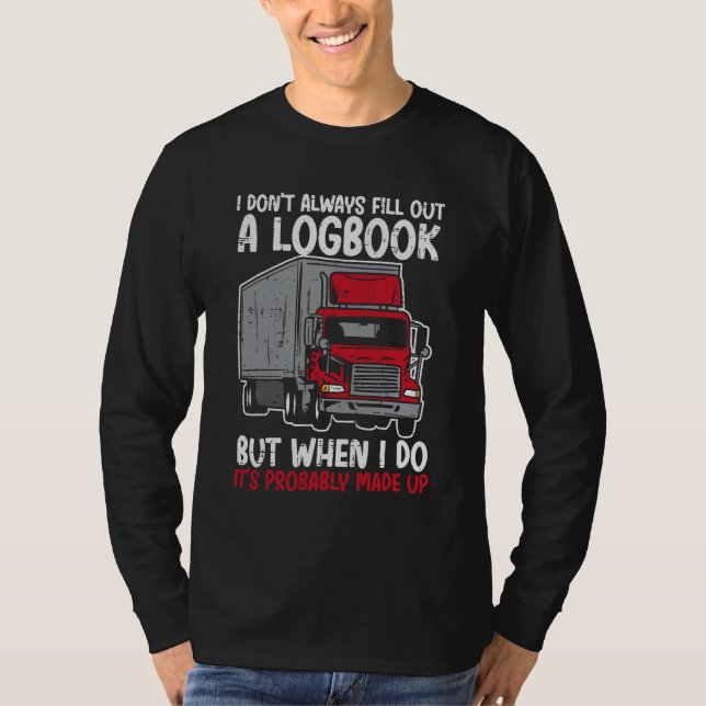 Camiseta Humor de Registro de Bordo (Frente)