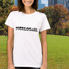 Camiseta Humor de Tee Pickleball feminino