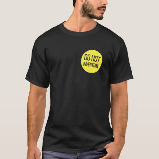 Camiseta Humor de Trabalho no Varejo Não Inventariar