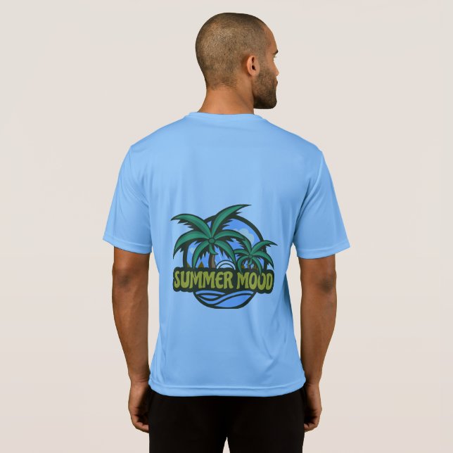 Camiseta Humor de Verão (Parte Traseira Completa)