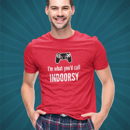 Camiseta Humor de Vídeo Game para Introvertido - Gamer Pers