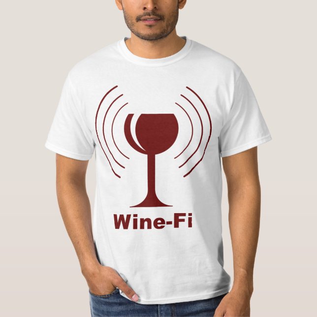 Camiseta Humor de Vinho-Fi (Frente)