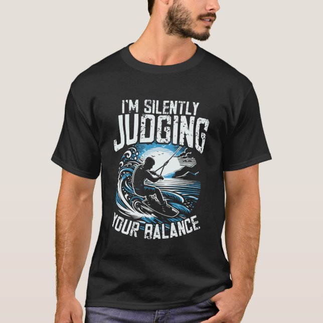 Camiseta Humor de Wakeboard Kiteboard (Frente)