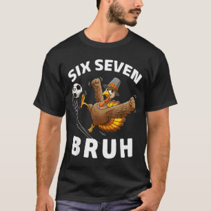 Camiseta Humor Divertido Meme 67 Six Seven Futebol Turco D