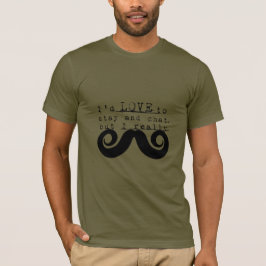 Camiseta Humor Divertido Preto Eu Bigode