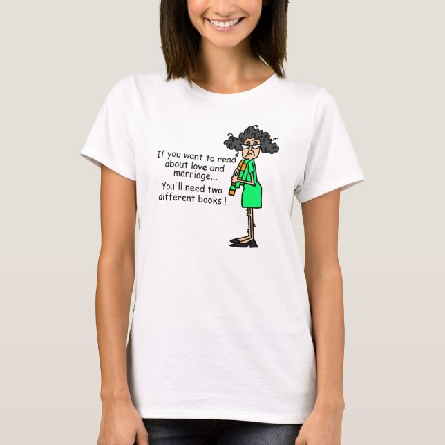 Camiseta Humor do amor e do casamento (Frente)
