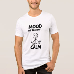Camiseta Humor do dia: Calma - punho pacífico Figura