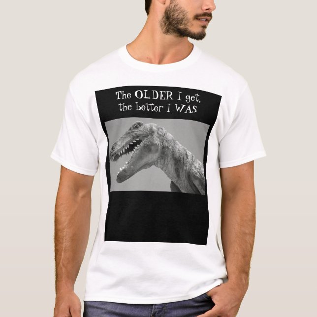 Camiseta Humor do dinossauro (Frente)