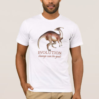 Camiseta Humor do dinossauro da evolução
