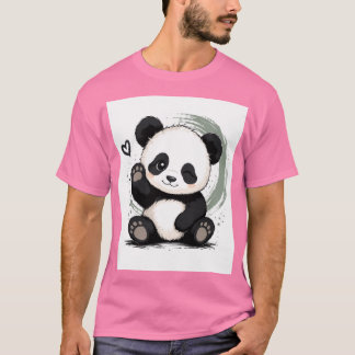Camiseta Humor do Pequeno Panda