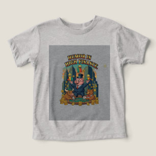 Camiseta Humor em Finanças Elevadas