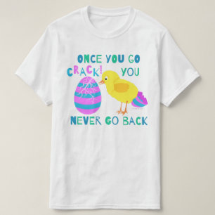 Camiseta Humor engraçado dos desenhos animados da rachadur