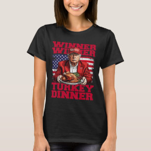 Camiseta Humor Engraçado Vencedor do Trump Janta Turquia