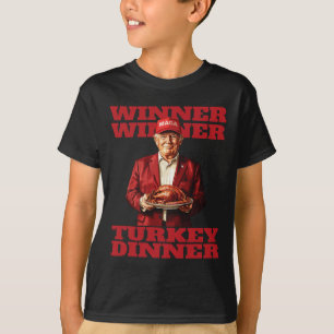 Camiseta Humor Engraçado Vencedor do Trump Janta Turquia