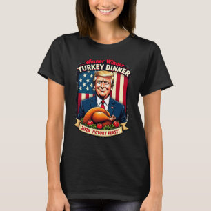 Camiseta Humor Engraçado Vencedor do Trump Janta Turquia