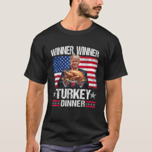 Camiseta Humor Engraçado Vencedor do Trump Janta Turquia