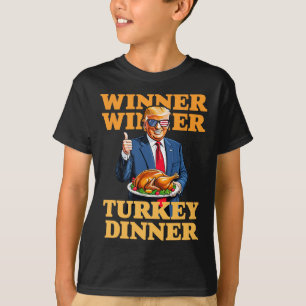 Camiseta Humor Engraçado Vencedor do Trump Janta Turquia