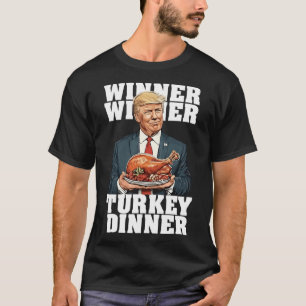 Camiseta Humor Engraçado Vencedor do Trump Janta Turquia