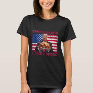 Camiseta Humor Engraçado Vencedor do Trump Janta Turquia
