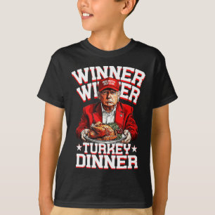 Camiseta Humor Engraçado Vencedor do Trump Janta Turquia