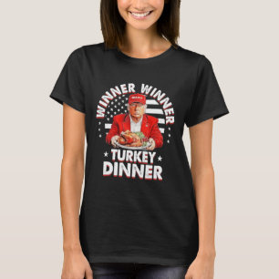 Camiseta Humor Engraçado Vencedor do Trump Na Turquia Janta