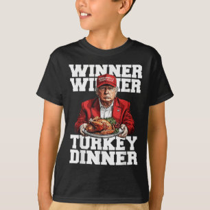 Camiseta Humor Engraçado Vencedor do Trump Na Turquia Janta