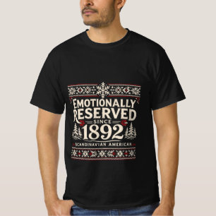 Camiseta Humor Escandinavo - Reservado Emocionalmente